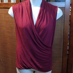 Vince Camuto Sleeveless Wrap Blouse